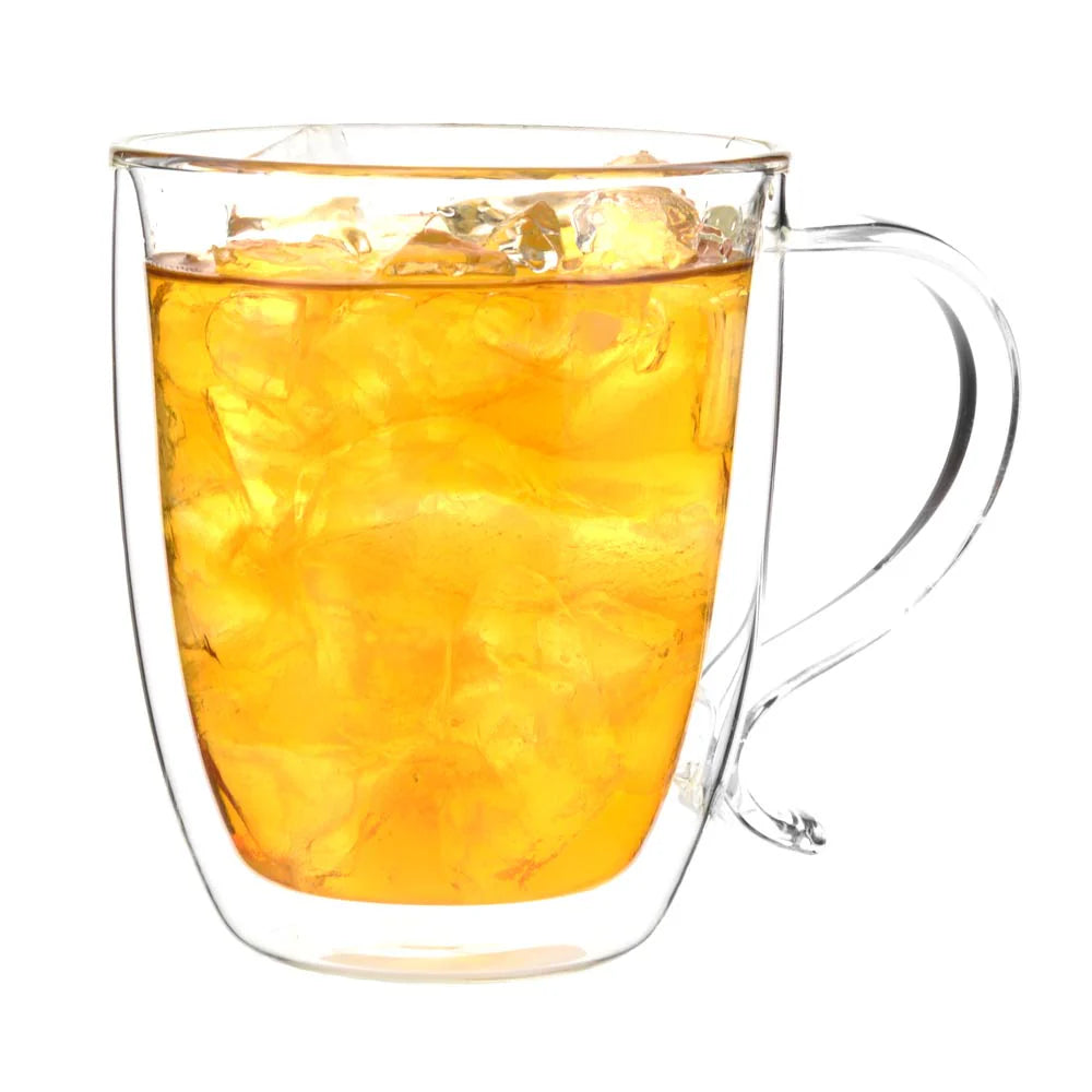 Double Wall Glass Mug - Just the Tea