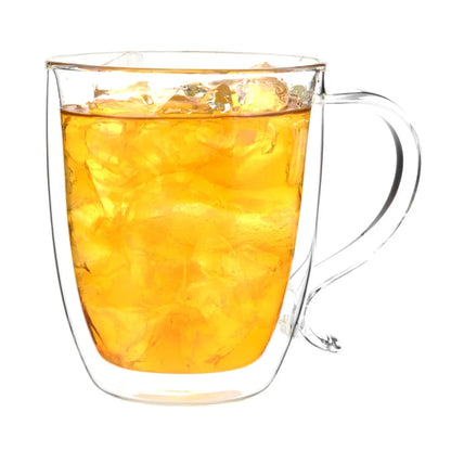 Double Wall Glass Mug - Just the Tea