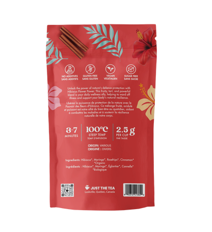 Pouvoir des fleurs d'hibiscus