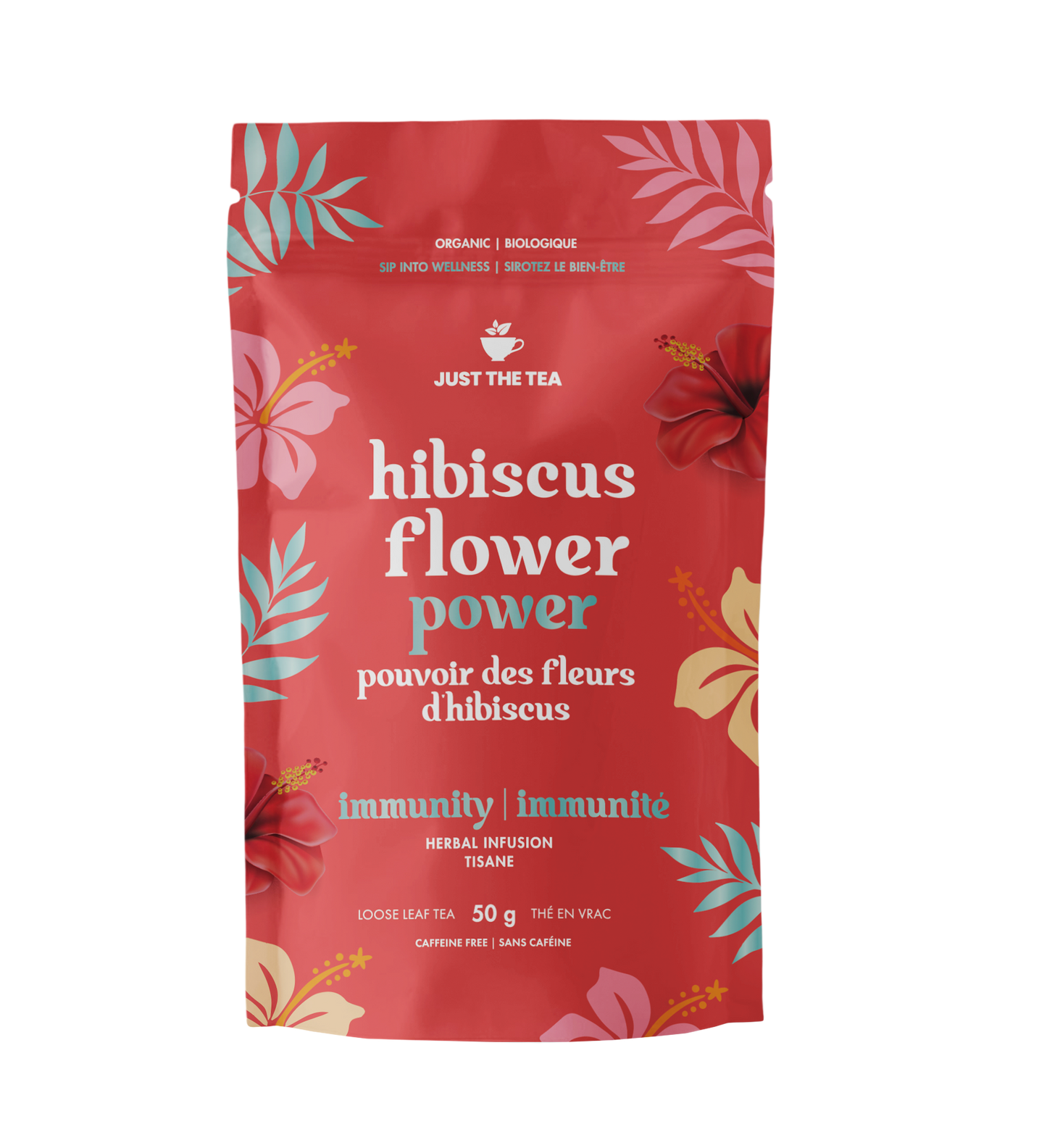 Pouvoir des fleurs d'hibiscus